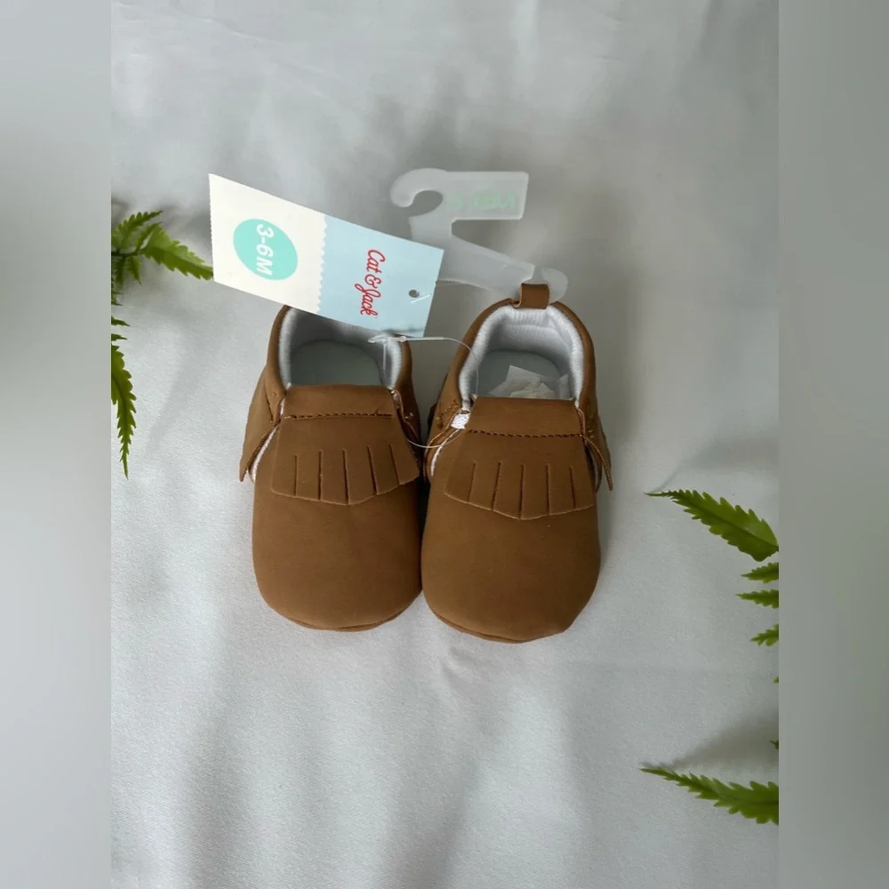 NWT Baby Classic‎ Brown Moccasins 3-6 Months